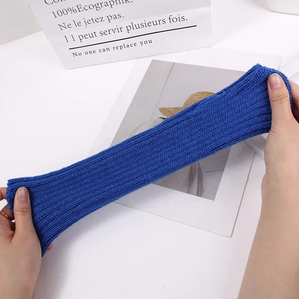 Knitted Arm Warmer Long Fingerless Gloves