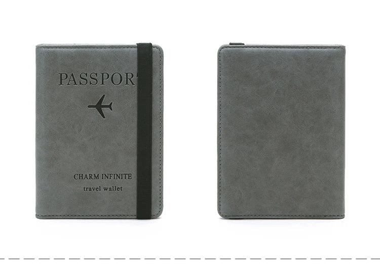 anti-theft multi-functional travel passport holder