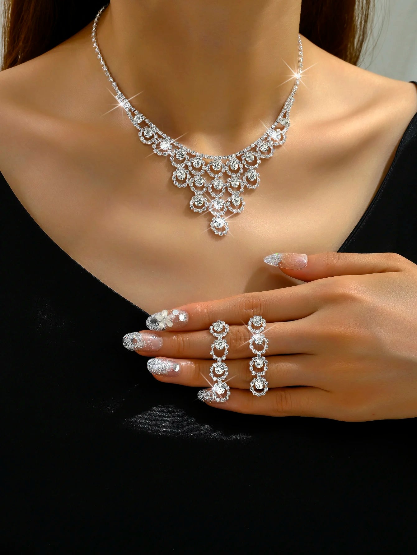 women's fashion jewelry set, wedding accessories
