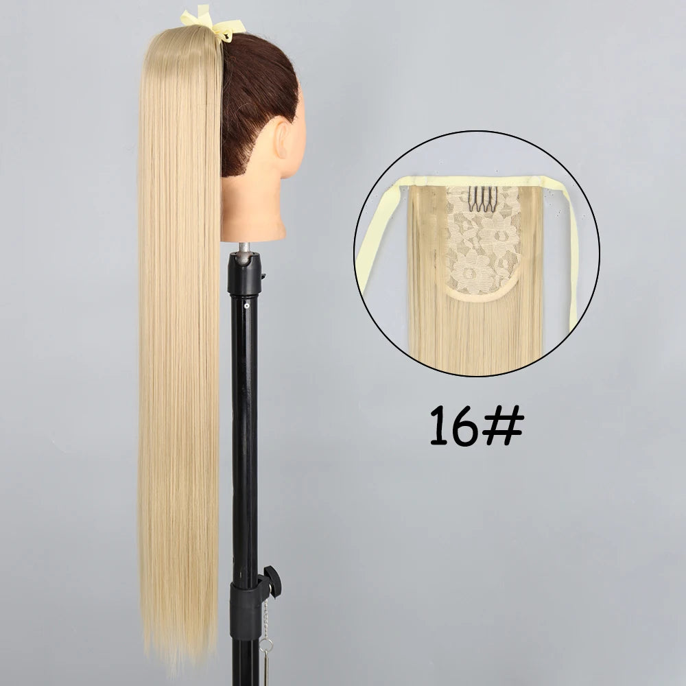 34inches Synthetic Ponytail Hair Extension