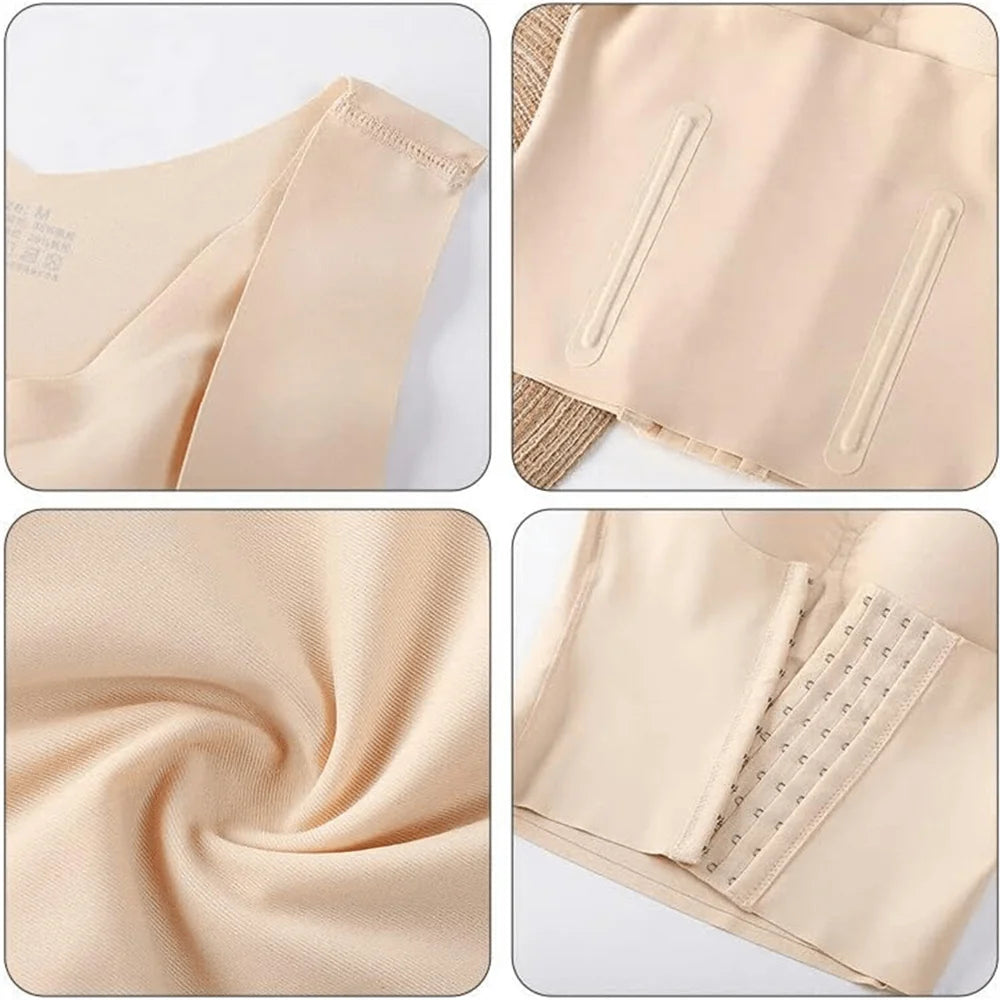 Women's 3 In 1 Waist Button Bra