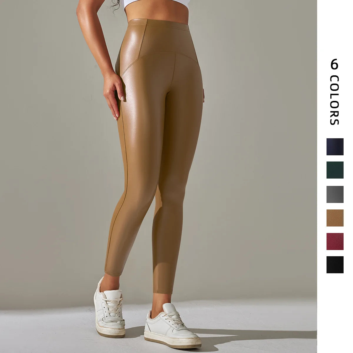 Leather Pants Thin Velvet Leather Leggings