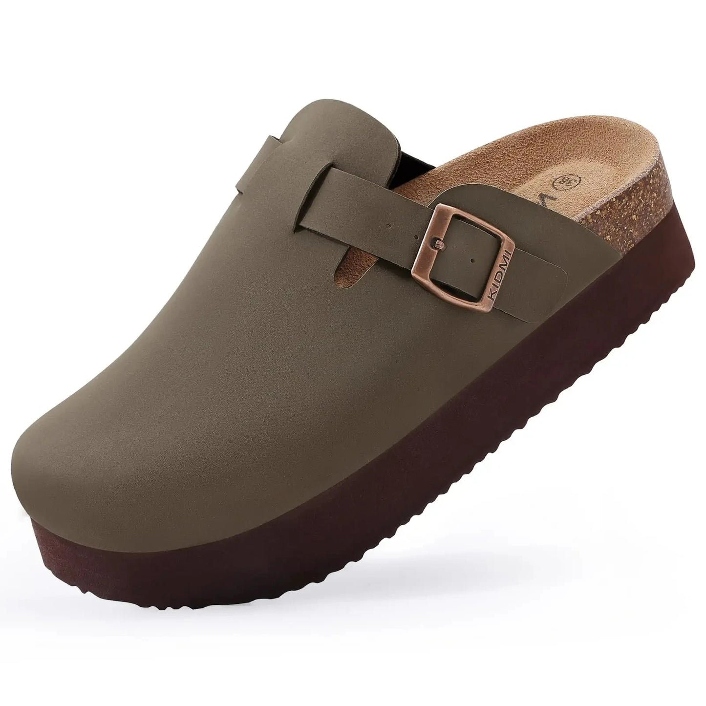 Classic Cork Antislip Outdoor Slippers With Arch Support