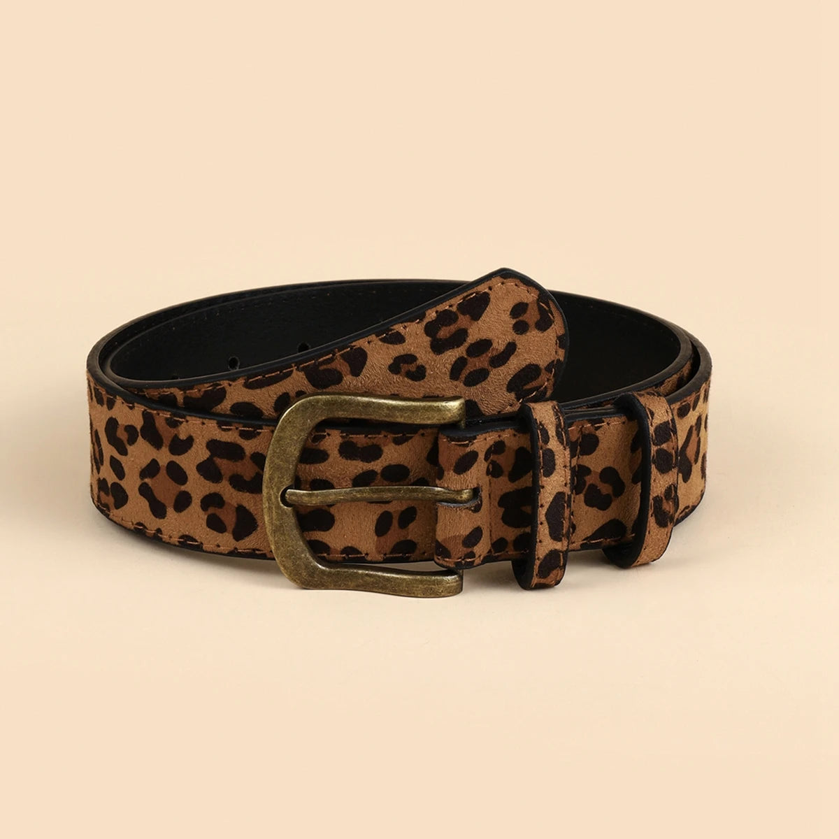 Boho Style PU Leopard Print Belt