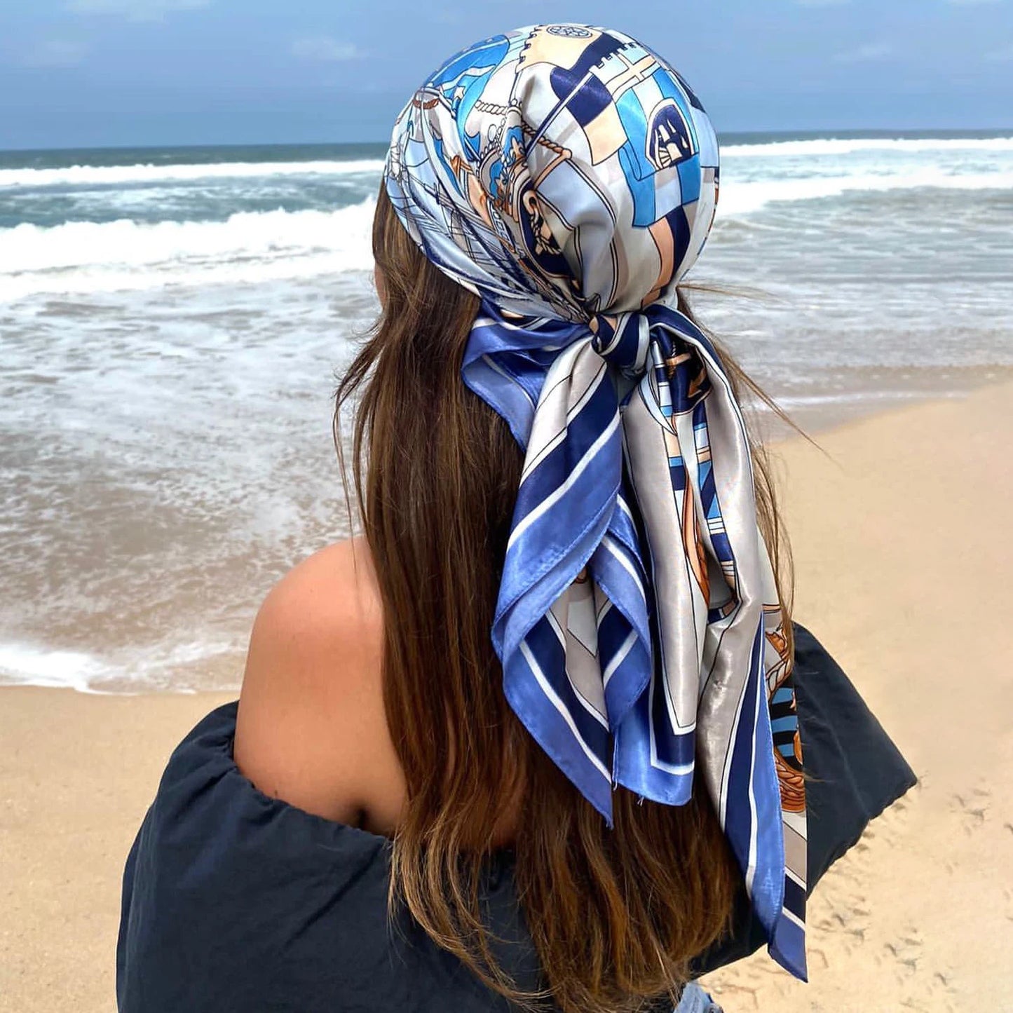 Satin Square Scarf