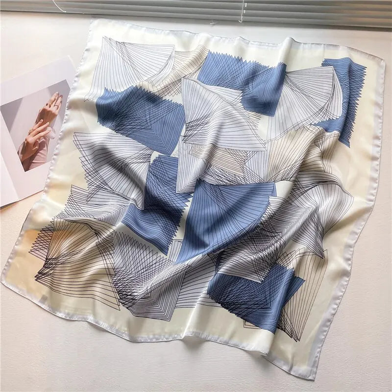 70cm Silk Feeling Square Scarf