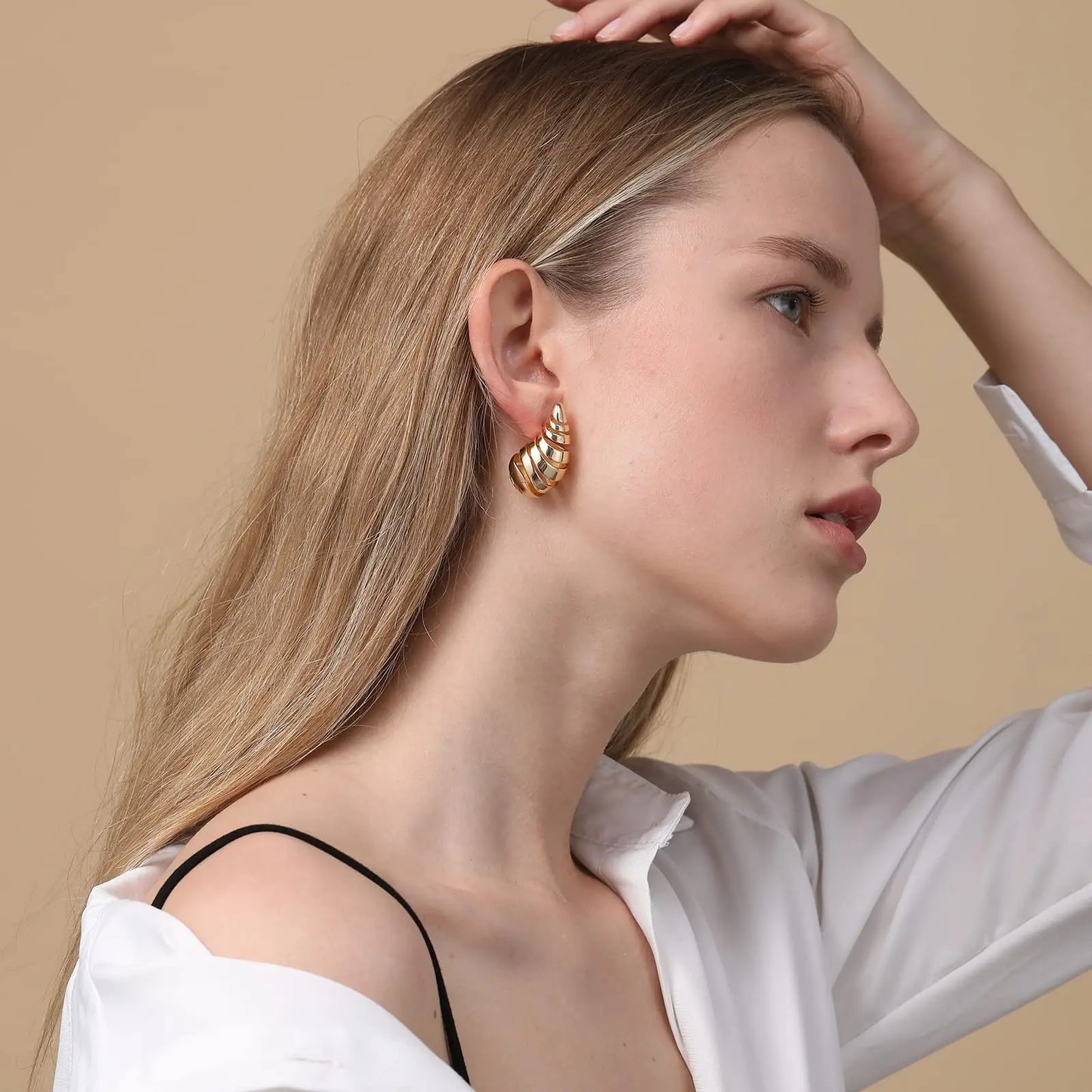 Exaggerate 50mm Big Water Drop Earrings