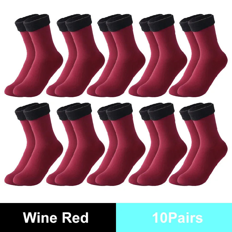 Warm Solid Women Socks