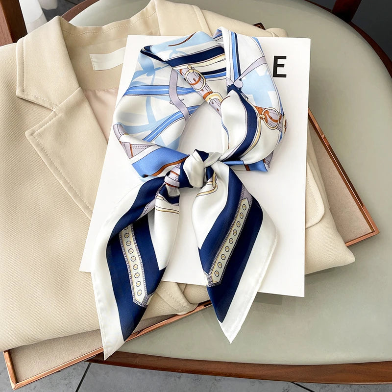 Neckerchief Female Luxury Square Scarf