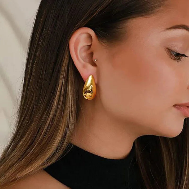 Exaggerate 50mm Big Water Drop Earrings