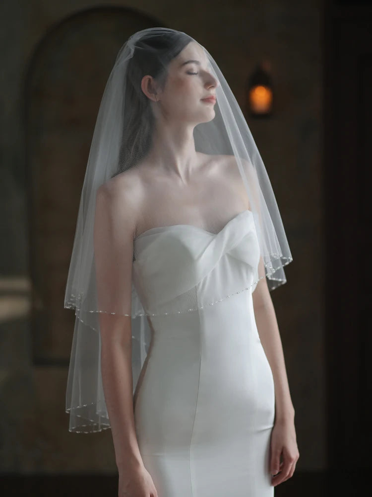 Women One-layer 3 Meters Wedding Veil