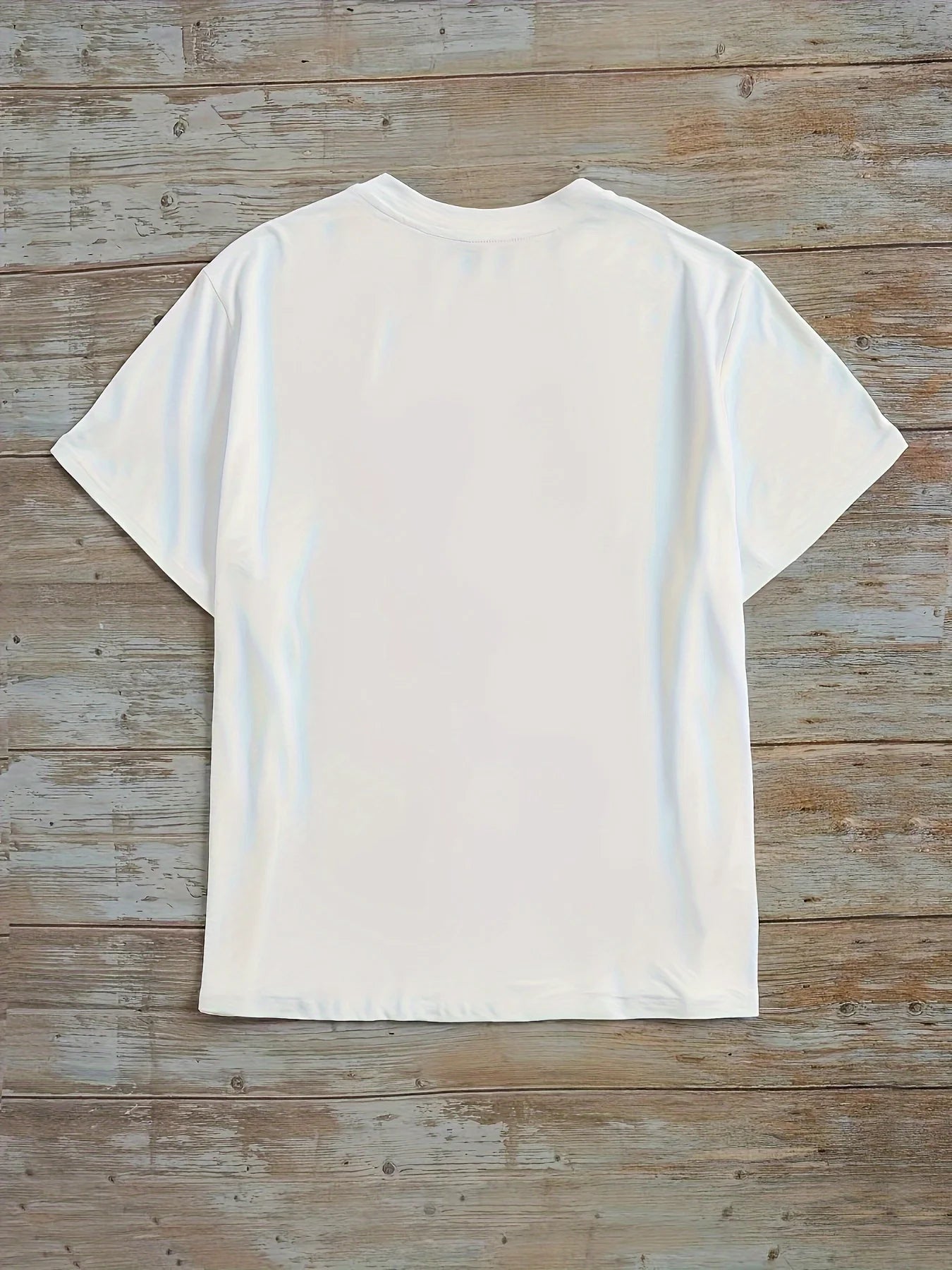 Girls Print Crew Neck T-Shirt