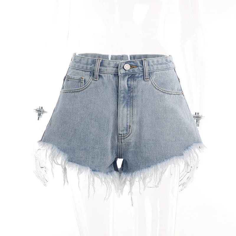 Streetwear Fashion Versatile High Waist Short Pants