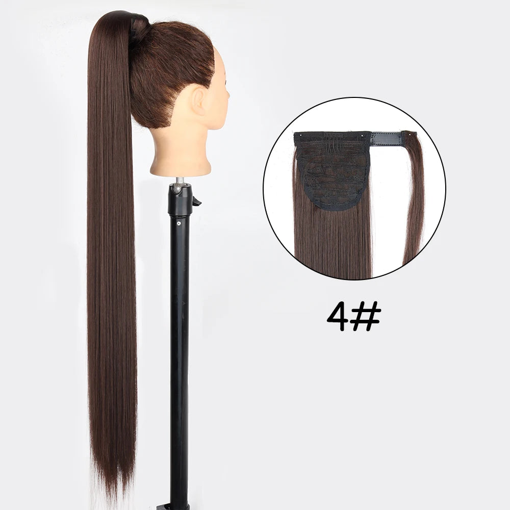 34inches Synthetic Ponytail Hair Extension