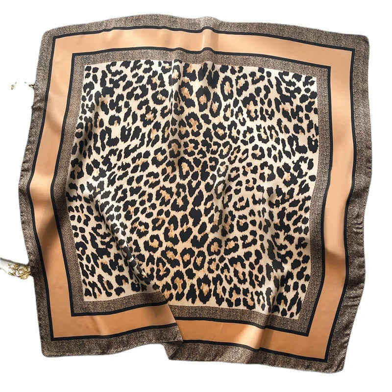 Neckerchief Female Luxury Square Scarf