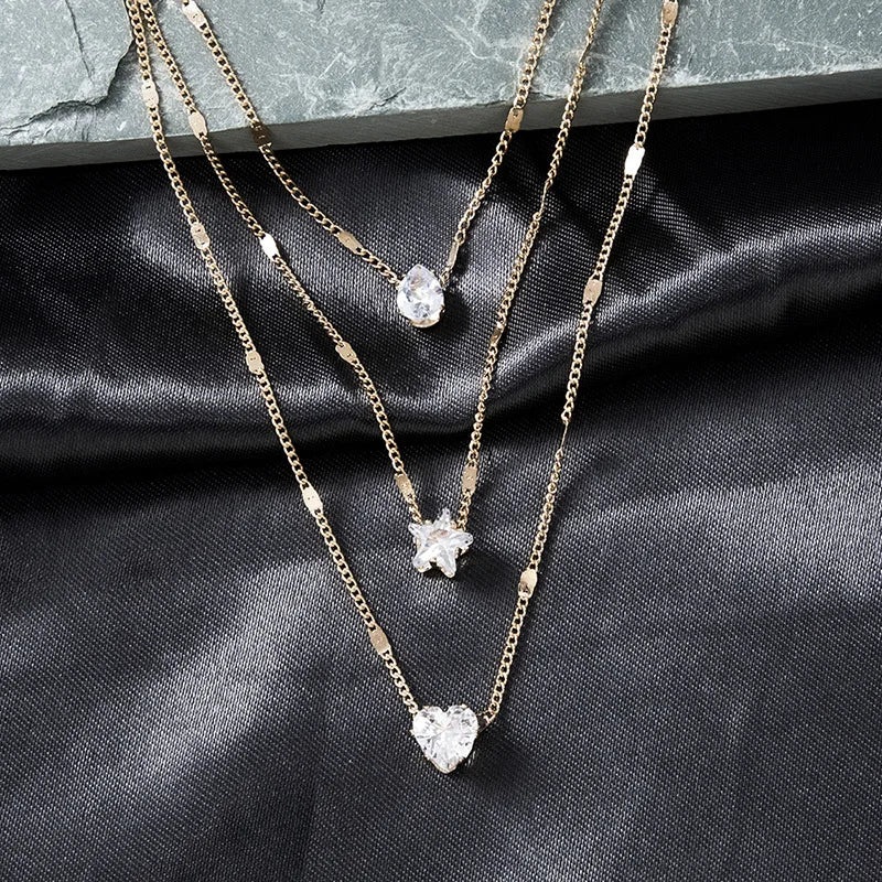 Zircon Pendant Necklace