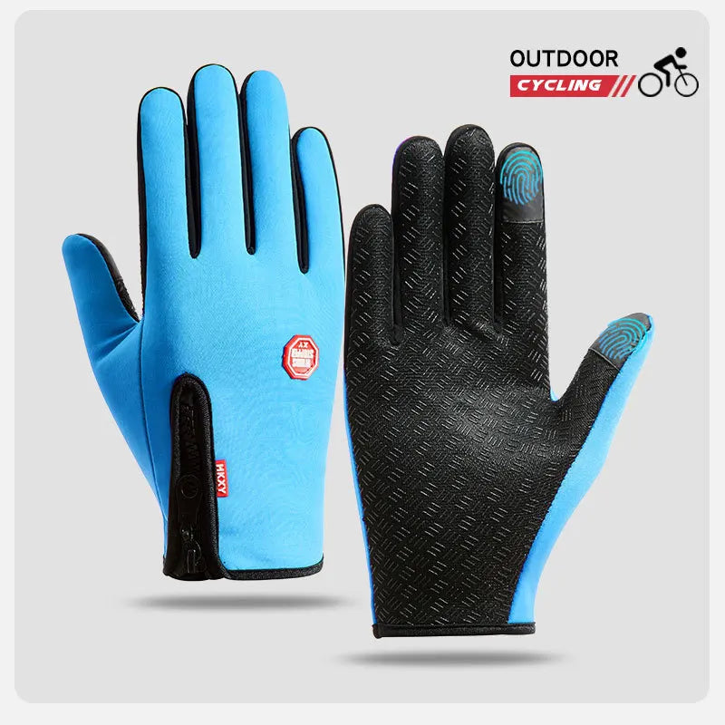 Driving Motorcycle Waterproof Thermal Non-Slip Gloves
