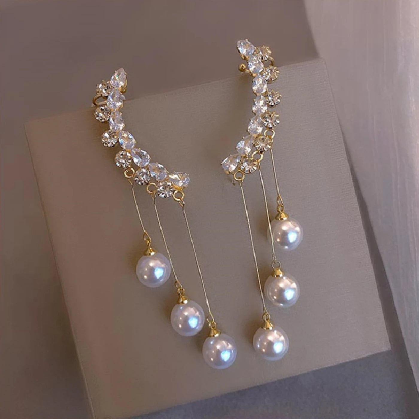 New Classic Elegant Imitation Pearl Earrings