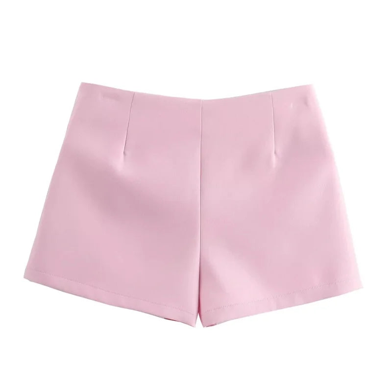 Summer Slit Short Skirt High Waist