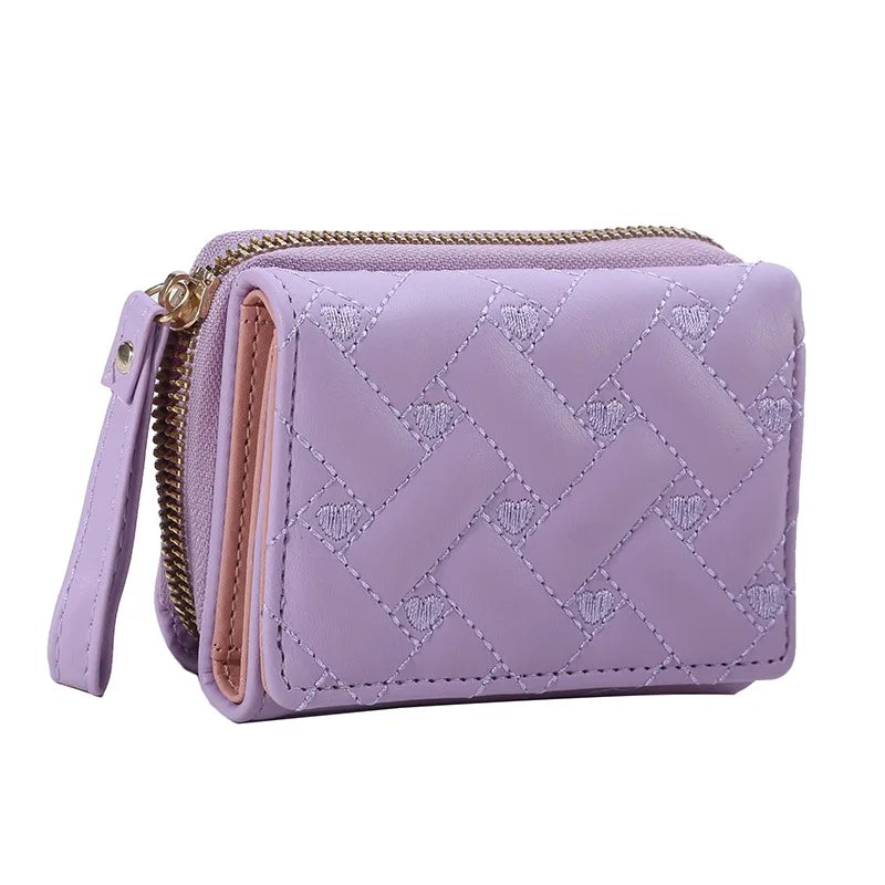 Women's Wallet Tri Fold Card Bag