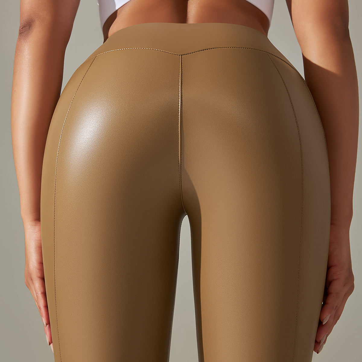 Women Sexy Skinny PU Leather Pants High Waist