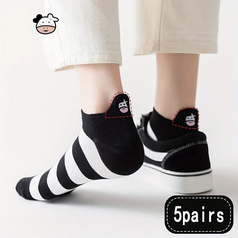 Womens Socks Lovely Cow Pattern
