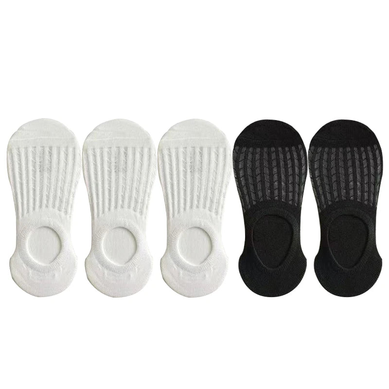 Lace Breathable Silicone Non-slip Cotton Boat Socks