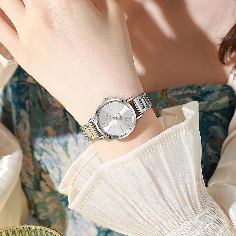 Gold Bracelet Quartz Wristwatch Watches