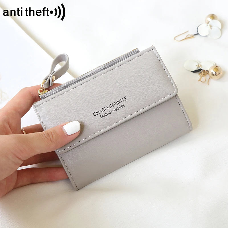 Anti-Theft Short Card Bag for Women