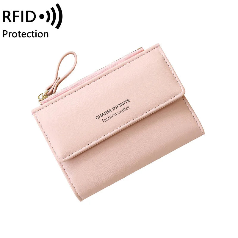 Anti-Theft Short Card Bag for Women