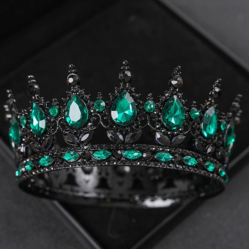 Baroque Round Wedding Crown