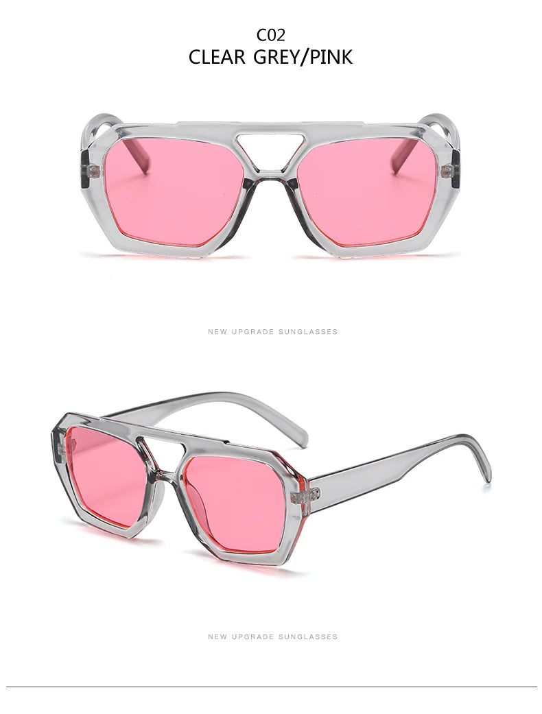 Women's Fashion Irregular Square Sunglasses