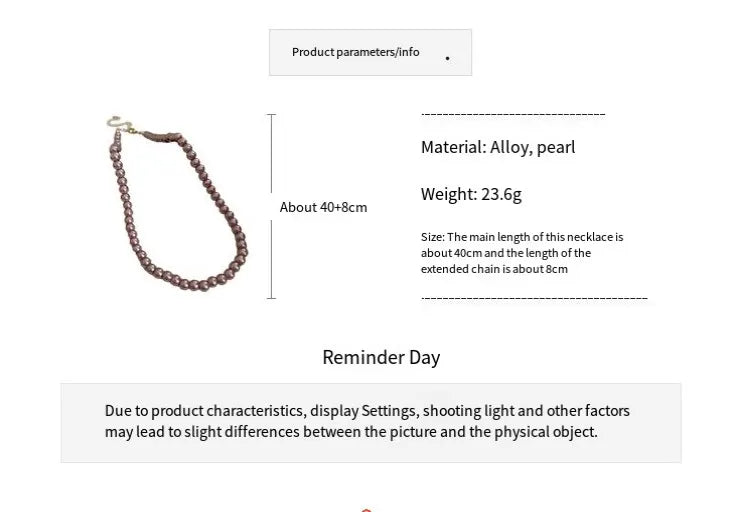 Baroque Pearl Necklace
