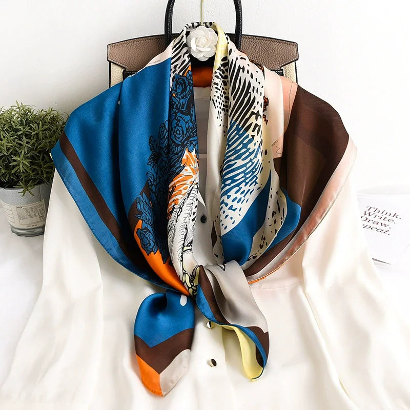 90*90cm Women Scarf Silk