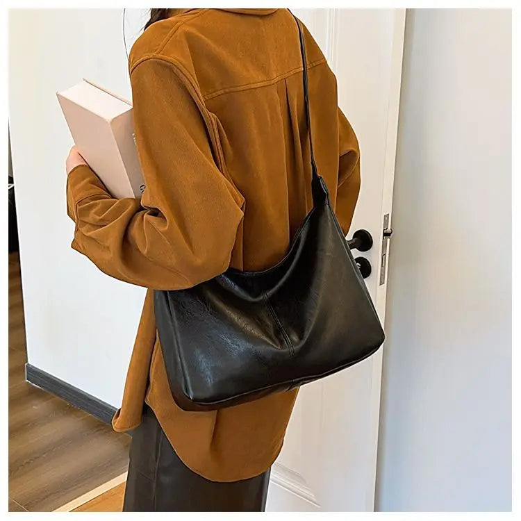 Leather Commuter Fashion Vintage Casual Tote Bag