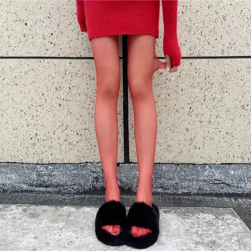 Women's Tights Slim Stockings Pantyhose Super Elastic Leggings