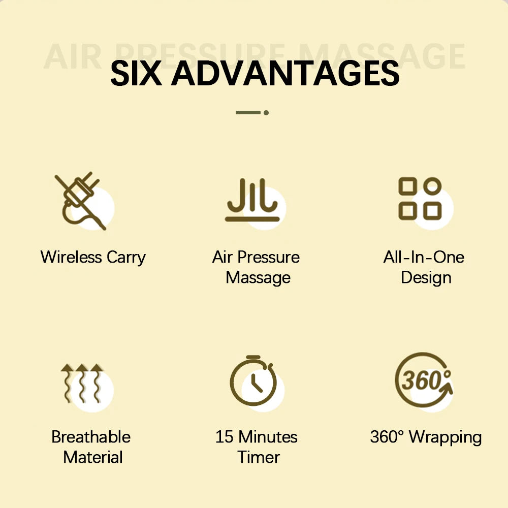Eletric 360° Air Pressure Calf Massager