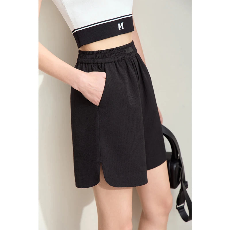 Minimalism Casual Shorts For Women