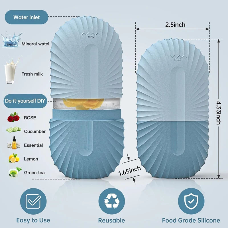 Ice Face Roller Ice Cube Beauty Massage Silicone