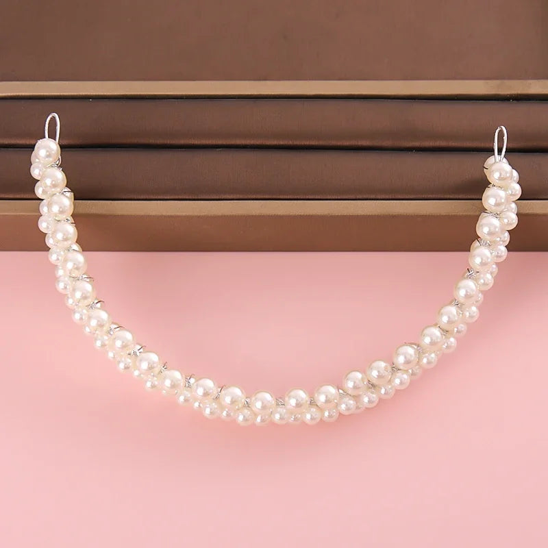 Bridal Pearl Headband Wedding Hair Accessories