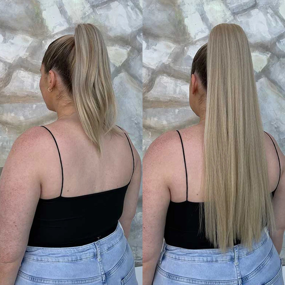 34inches Synthetic Ponytail Hair Extension
