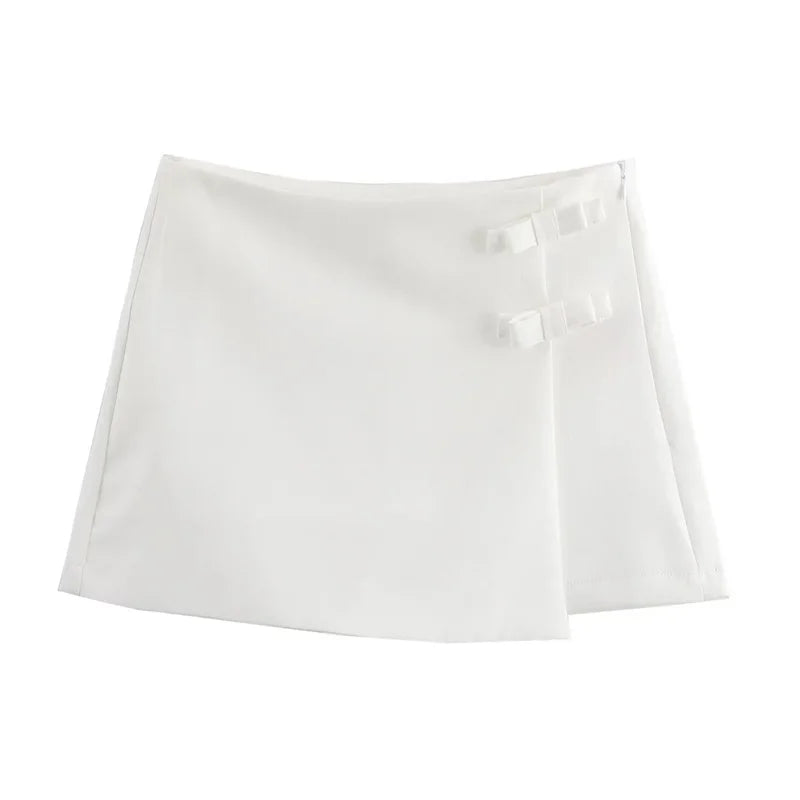 Summer Slit Short Skirt High Waist