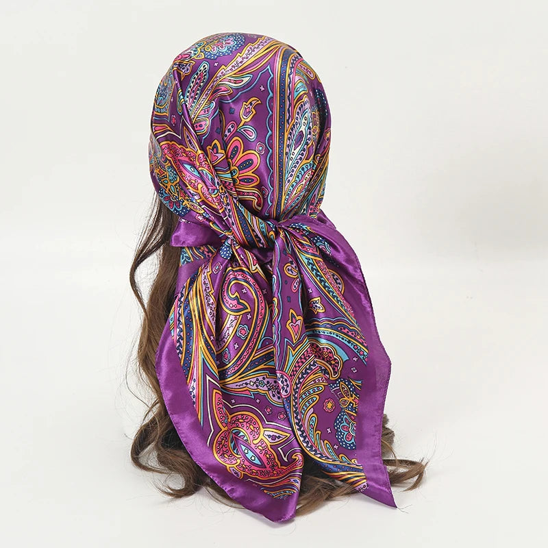 Satin Square Scarf
