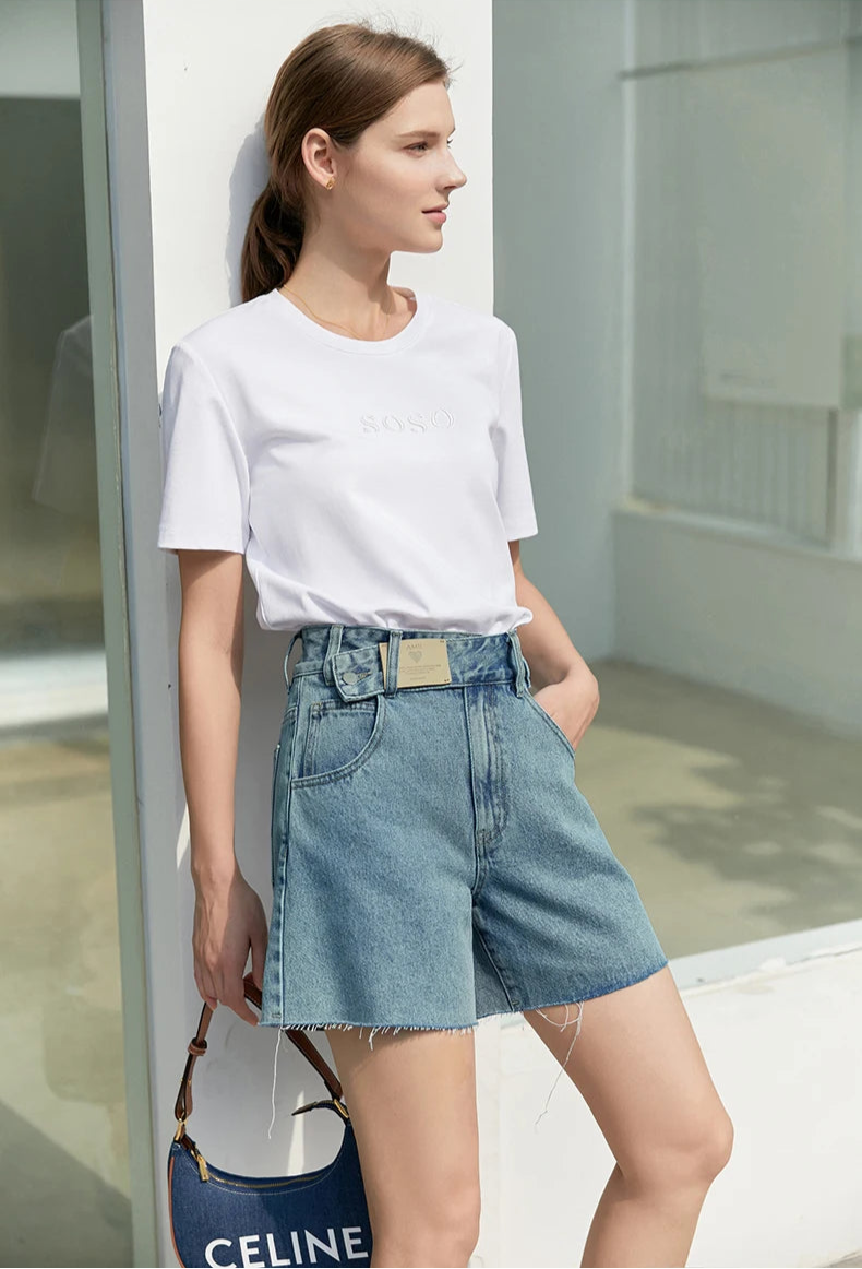 Minimalism Summer New Fashion Design Jeans for Women