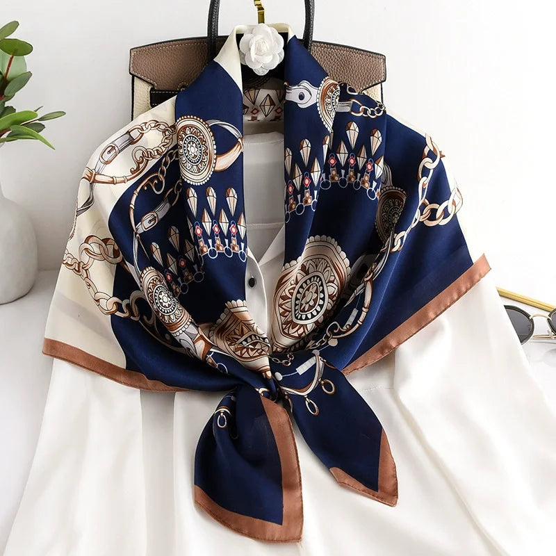 90*90cm Women Scarf Silk