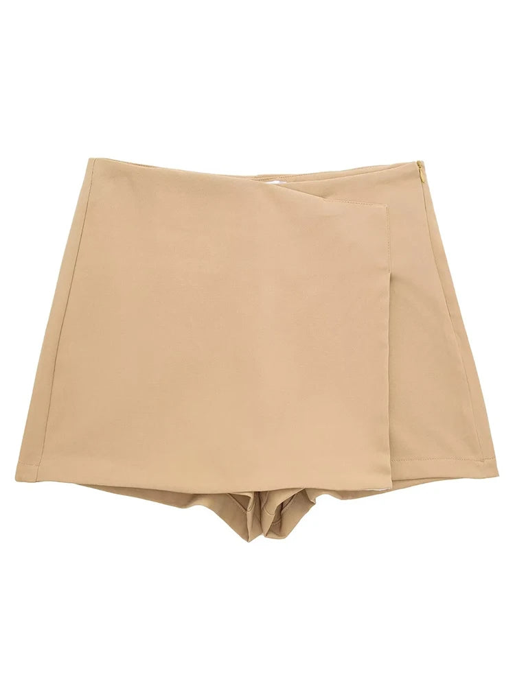 Shorts Vintage High Waist Skirt