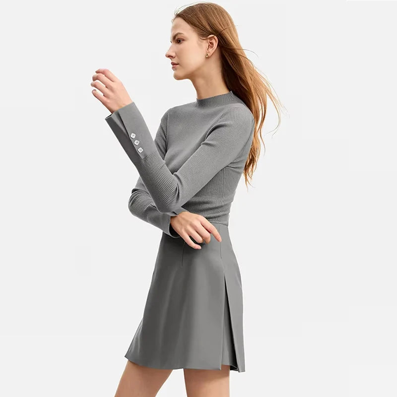Minimalist Casual Shorts Skirts