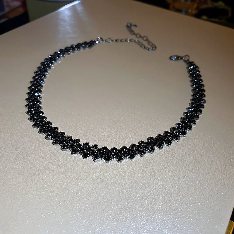 Full Rhinestone Choker Necklaces