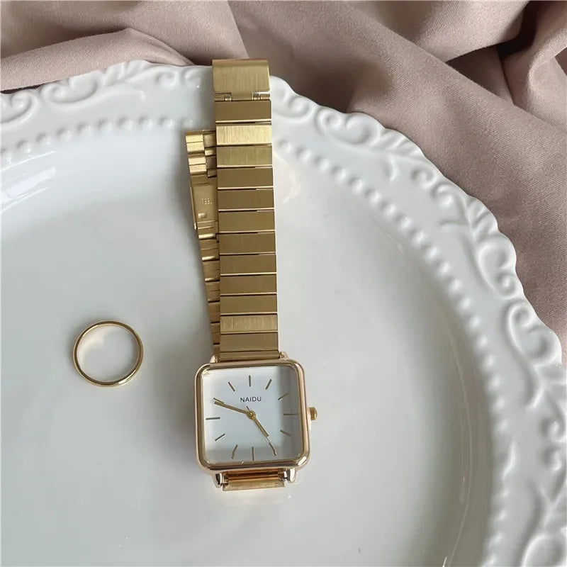 Square Watch Stainless Steel