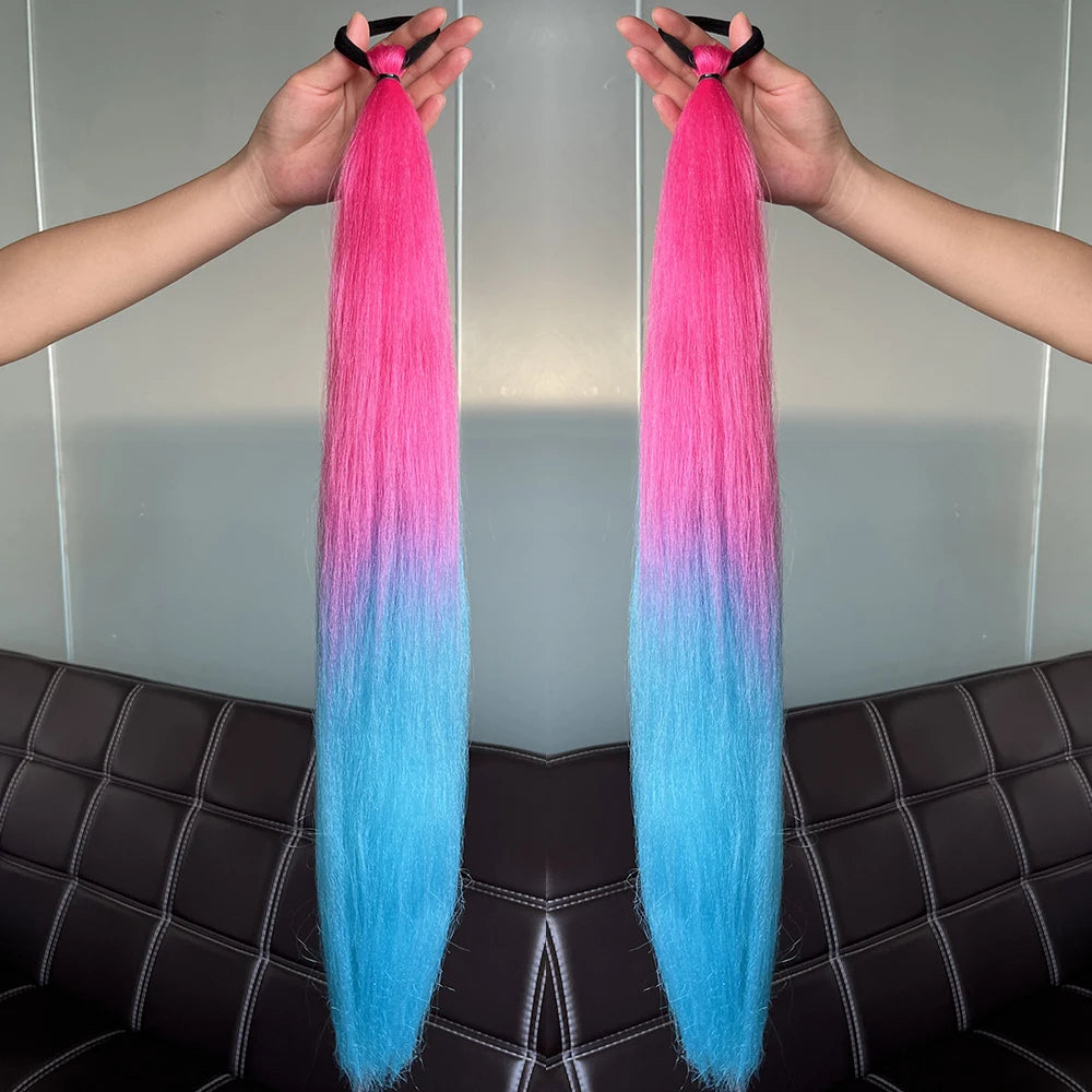 Synthetic Colorful Ponytail Extension